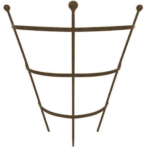 Half Peony Cage Support Frame - Green - Pack of 3