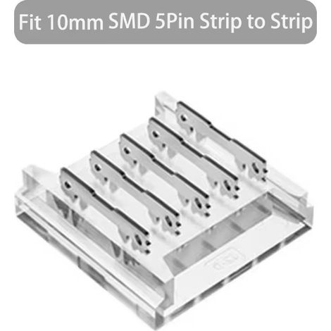 Connettore Rapido per Strisce Led COB e SMD a 5 pin RGBW  10mm