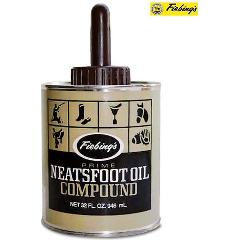 Neatsfoot Compound huile pour cuir redonne de l'élasticité à la peau 946 ml