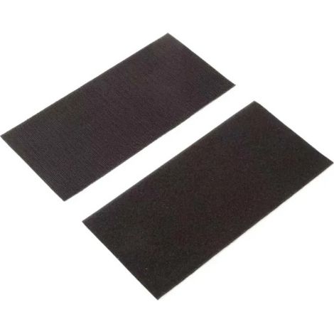 FOGLIO ADESIVO RETTANGOLARE A STRAPPO COL. NERO MIS.10X20CM
