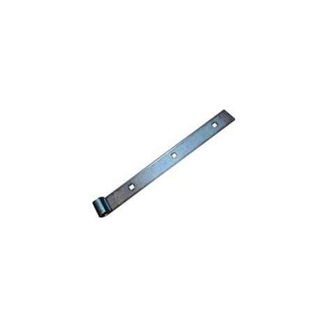 Penture droite en acier zingué - X Longueur 1000 mm