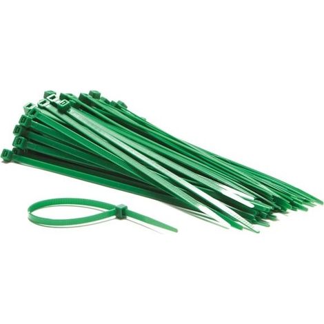 Perel – Serre-câbles en nylon 4,6 x 200 mm – Lot de 100 – Résistance UV – Charge max 23 kg – Pour câbles jusqu'à 49,5 mm
