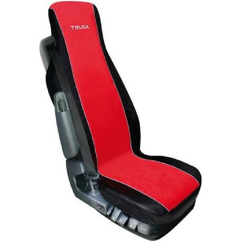 Housse de siege ELISA rouge noir