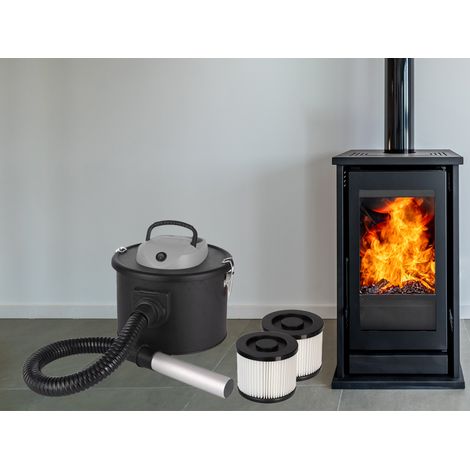 Beutelloser Aschesauger mit 2x HEPA-Filter, Blasfunktion - 10L Volumen, 800 Watt (1/5)