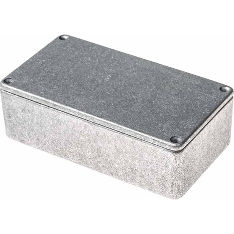 Boîtier RS PRO en Fonte d'aluminium, 120 x 65.5 x 39.75mm, Argent IP54, Blindé ( Prix pour 1 ) (1/3)