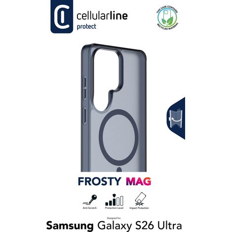 Cellularline FROSTY MAG Handyhülle Samsung S26 Ultra Blau (1/2)