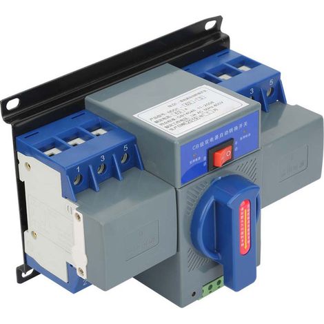 1 Stück Mini 63A 3P Doppelstromschalter (1/5)
