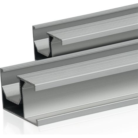 Zelsius Universal Aluminium Montageschiene 150 cm für Solarmodule, Befestigungsschiene, 2 Stück (1/3)