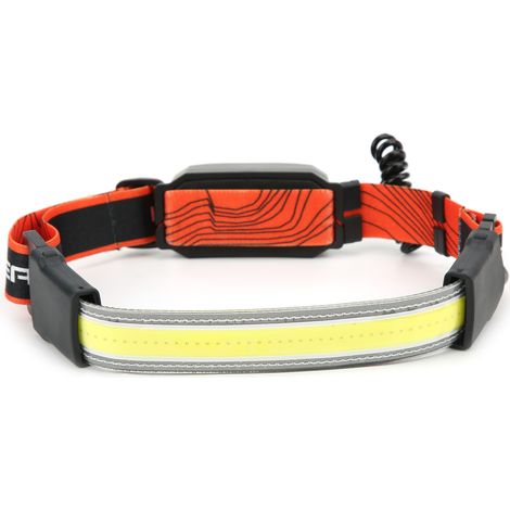 Wiederaufladbare COB-Stirnlampe mit USB-Anschluss, verstellbares Stirnband, für Outdoor-Aktivitäten wie Angeln und Camping (1/5)