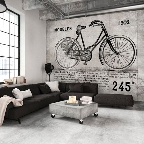 Papier Peint "Bicycle Vintage" 280 x 400 cm (1/2)