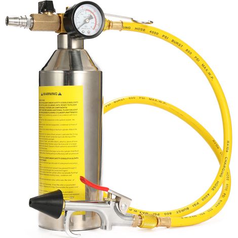 Nettoyant climatisation voiture bouteille suspendue entretien système réfrigération sans démontage avec buse (1/5)