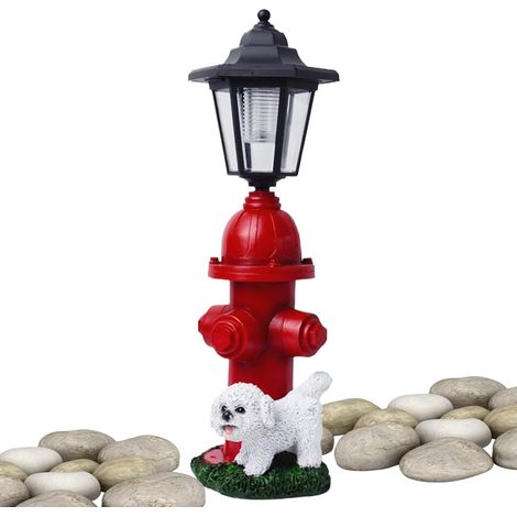 Feuer Hydrant Ornement solaire statue décorative belle