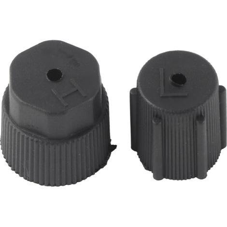 10 Capsules Universelles de Service Climatisation Auto, Bouchon de Port de Charge Frigorigène, Couvercle de Réparation AC, Accessoire Automobile (1/5)