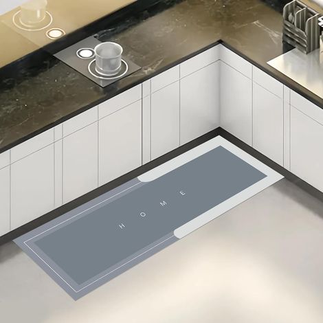 CCYKXATapis De Sol Antidérapant Long De Cuisine, Tapis Absorbant l'eau Et l'huile, Lavable Et à Séchage Rapide, 40x120cm (1/5)