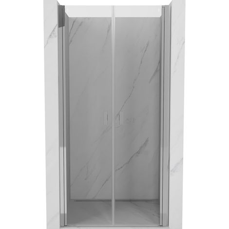 Mexen Mist porte de douche battante 85 cm, transparent, chrome - 8A7-085-000-01-00 (1/5)