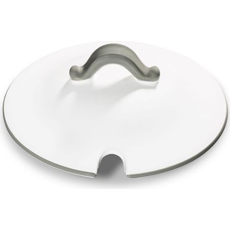 Gmundner Keramik borde gris, tapa de olla sopera