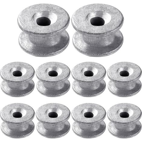 10 - Œillet - Débroussailleuse - Accessoire Universel - Remplacement Tête De Coupe - Pour Jardin Et Agriculture - Argent - 14x4mm