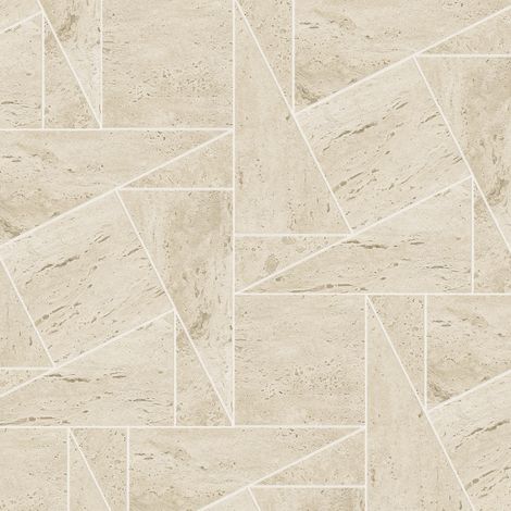 Mosaïque effet Travertin Grège Twist 26x22x0,9 cm Mat Neravio - Mur intérieur (vendu par carton de 0,3432 m²) - RO'MA CARRELAGE