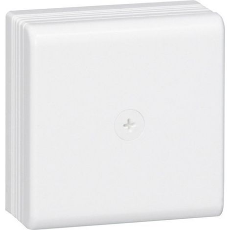LEGRAND 030316 Scatola di derivazione a superficie quadrata “DLPlus” per cornice 75x75x35mm in plastica bianca