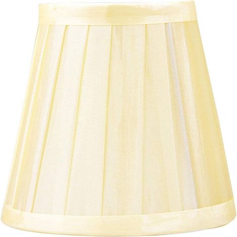Small Mediterranean Green Decorative Folded Fabric Lampshade for Chandeliers and Wall Sconces, Indoor Lamp Accessory for Home, Office, Hotel, Sturdy Replacement Lampshade (1/3)