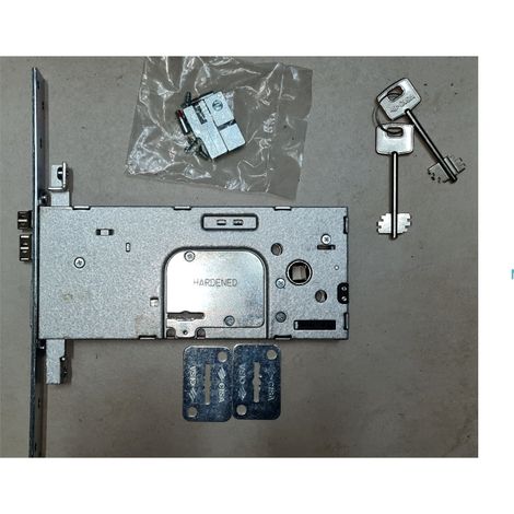 Serratura elettrica per fascia cisa 17358 a infilare portone cancello ferro allu