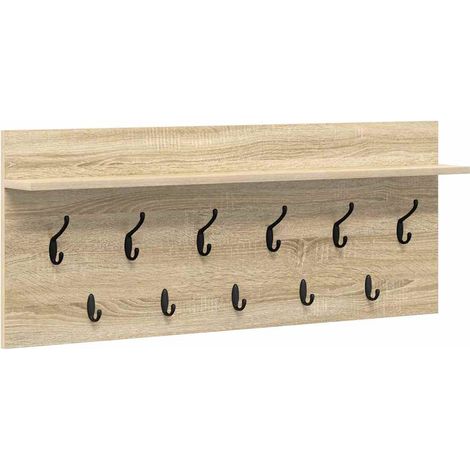 Maison Exclusive - Wandmontierter nachttisch Sonoma-Eiche 100 x 4