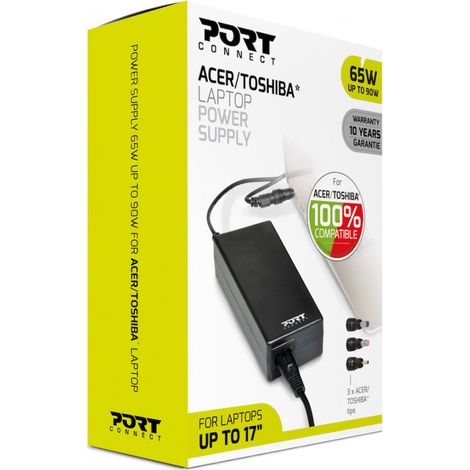 Port POWER SUPPLY 65 W - ACER/TOSHIBA - EU (900093-ACTO)