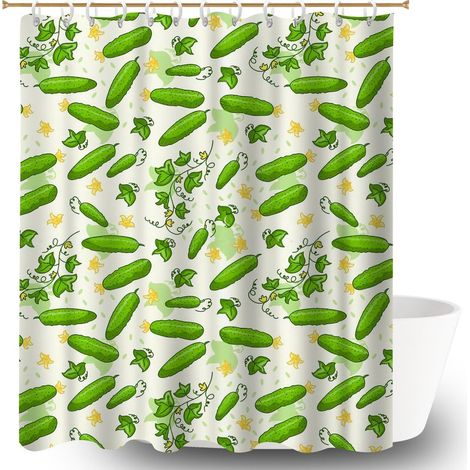 Rideau douche polyester 180x180 bordure lestée rideau imperméable pour délimiter l’espace dans une salle de bain ouverte (1/5)
