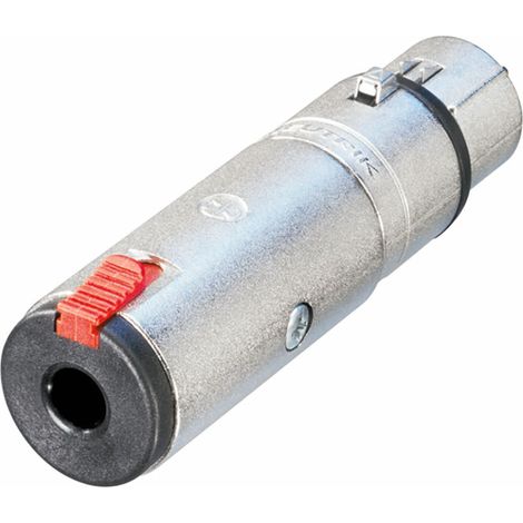 Neutrik NA3FJ - Adaptador de XLR hembra a Jack 6,3 mm hembra