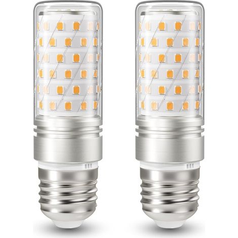 Ampoule LED E27, 16W ampoule maïs LED, Blanc chaud 3000K, 1200LM, Non-dimmable, Gros culot à vis E27 maïs, Lot de 2 [Classe énergétique E] (1/5)
