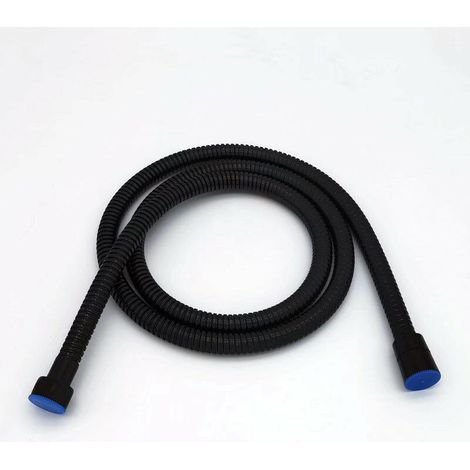 Flexible de douche 1.5M noir mat, douche en acier inoxydable, flexible de douche universel à câble, antidéflagrant et résistant à la torsion (1/5)