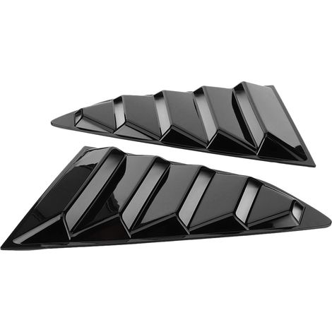 Cache-aérateurs latéraux noir brillant pour stores de vitres Chevrolet Camaro, modèles 2016-2020. (1/5)