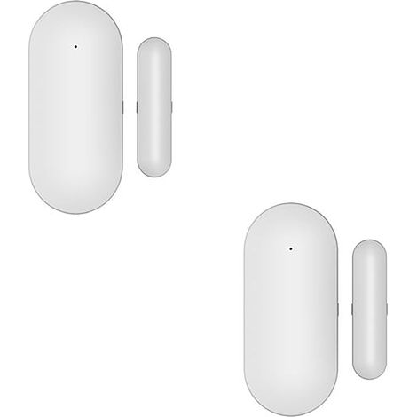 Capteurs d’Ouverture sans Fil (Lot de 2) pour Alarme Maison A107F, kit d’Extension – Détecteurs Porte/fenêtre magnétiques Anti-Intrusion (1/2)