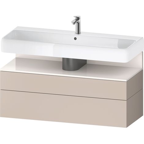 Duravit Collection One Meuble sous-lavabo, 1 tiroir et 1 tiroir,