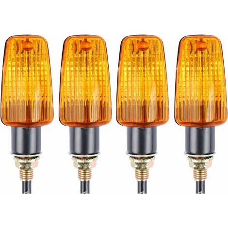 4pcs Indicateurs de Moto Clignotants 12V Étanche Universel pour Moto Scooter Quad Cruiser Off Roaddengyank (1/5)