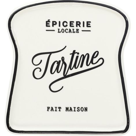 Lot de 6 Assiettes pour Toast "Brooklyn" 17cm Blanc (1/5)