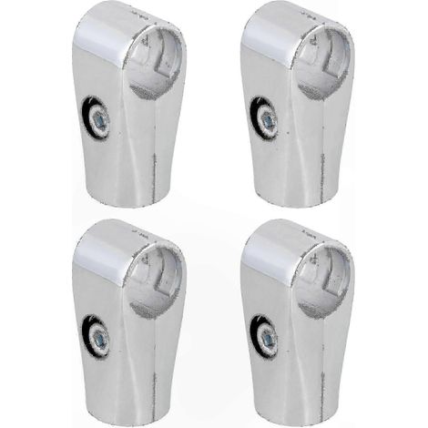 Lot de 4 raccords de tuyauterie bidirectionnels compatibles avec un séchoir à linge en métal de 25 mm (1/3)