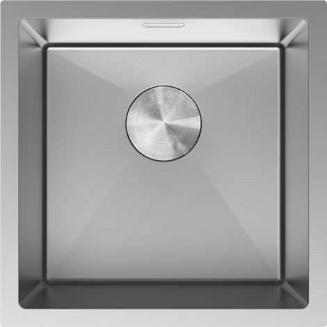 Mexen Trixo évier en acier inoxydable 1 bac 440 x 440 mm, inox - 6413441000-01 (1/5)