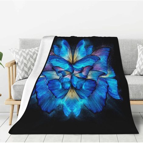 Couverture Jetable - Flanelle Polaire Légère 102 x 76 cm - Pour Canapé Lit Chambre Salon Voyage - Lot de 6 (1/5)