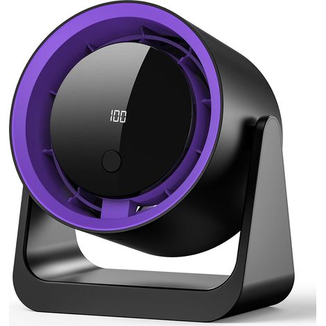 Fan of Table USB, Fan Portable Quiet to 5 Speeds, Timer 3-6-9H, Fastening Wall-mounted/On Table, Small Fan USB Powerful for Desk Home Bedroom, Gift Summer (1/5)