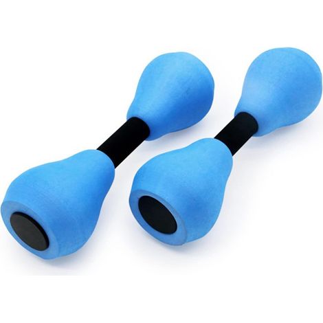 Lot de 2 haltères aquatiques flottantes en EVA pour fitness, piscine, yoga, exercice, aérobic, résistance à la lumière, natation, gym, poids pour sports d'exercice (1/5)