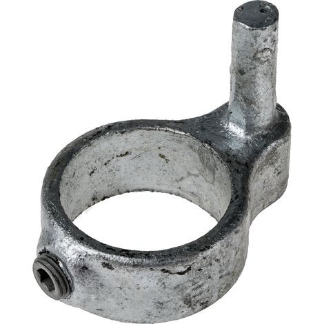 Charnière de porte RS PRO en Fonte, pour tube de diamètre 42.4mm ( Prix pour 1 ) (1/2)