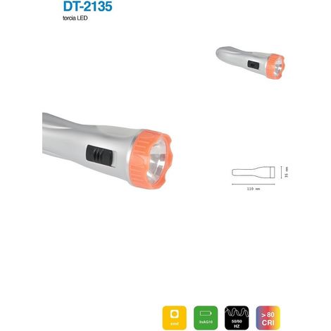 Trade Shop - SET 3 MINI TORCIA TORCETTE LED SMD TASCABILE VARI COLOURS DT-2135 - (1/5)