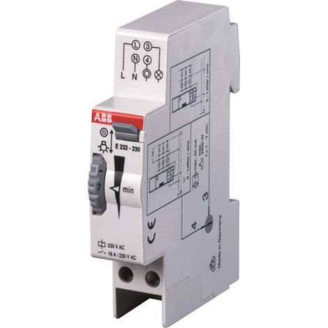 ABB E232E-230N - Treppenlichtzeitschalter - 230 V, 0,5-20 min (E232E-230N)