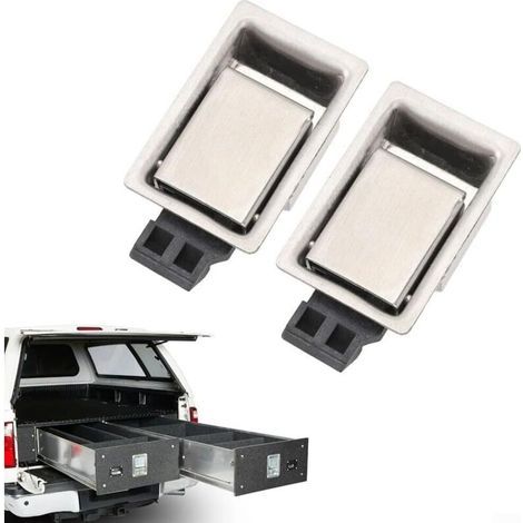 Maniglia di chiusura in acciaio inossidabile per cassetta degli attrezzi, adatta per camper, barche, camion, ripostigli e ante di armadi elettrici. (1/5)