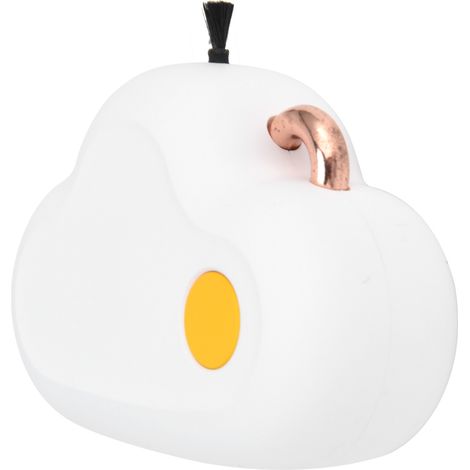 Mini-Luftreiniger, tragbar, 480 mAh, USB-aufladbar, zum Umhängen, Wolkenform, weiß (1/5)