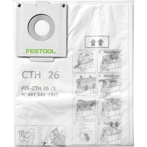 Festool Sacchetto filtro di sicurezza FIS-CTH 26/3 - 497541
