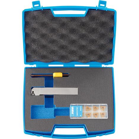 Utensile per esterno 90° FERVI KITSTGCR25 con inserti TCMT16T304N per tornio (1/3)