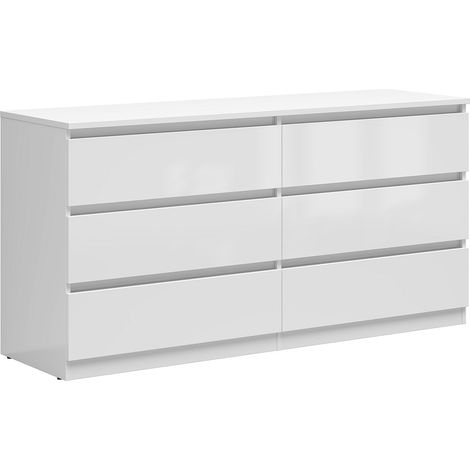Cassettiera Edwin bianco 75cm (1/3)