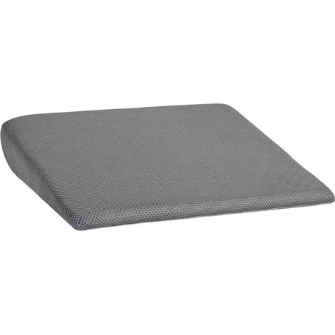 Seat Cushion Grey 39 x 38 x 8.5 cm PU Foam vidaXL